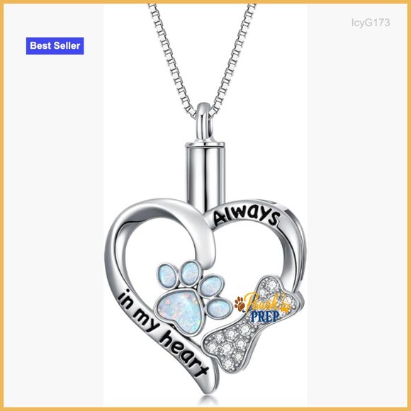 Sterling Silver Cremation Necklace with Funnel Kit Adjustable Chain